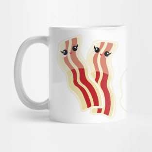 Kawaii bacon and eggs Mug